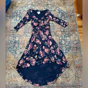 Anthropologie Maeve Floral Hi-low Dress
